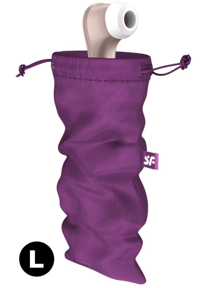 Sac de rangement sextoys violet taille L Treasure Bag Satisfyer - CC597849